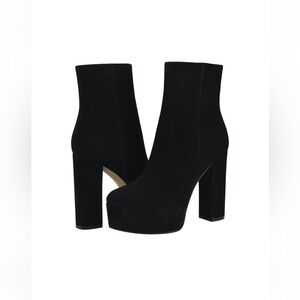 NWT Marc Fisher Suede Platform Booties